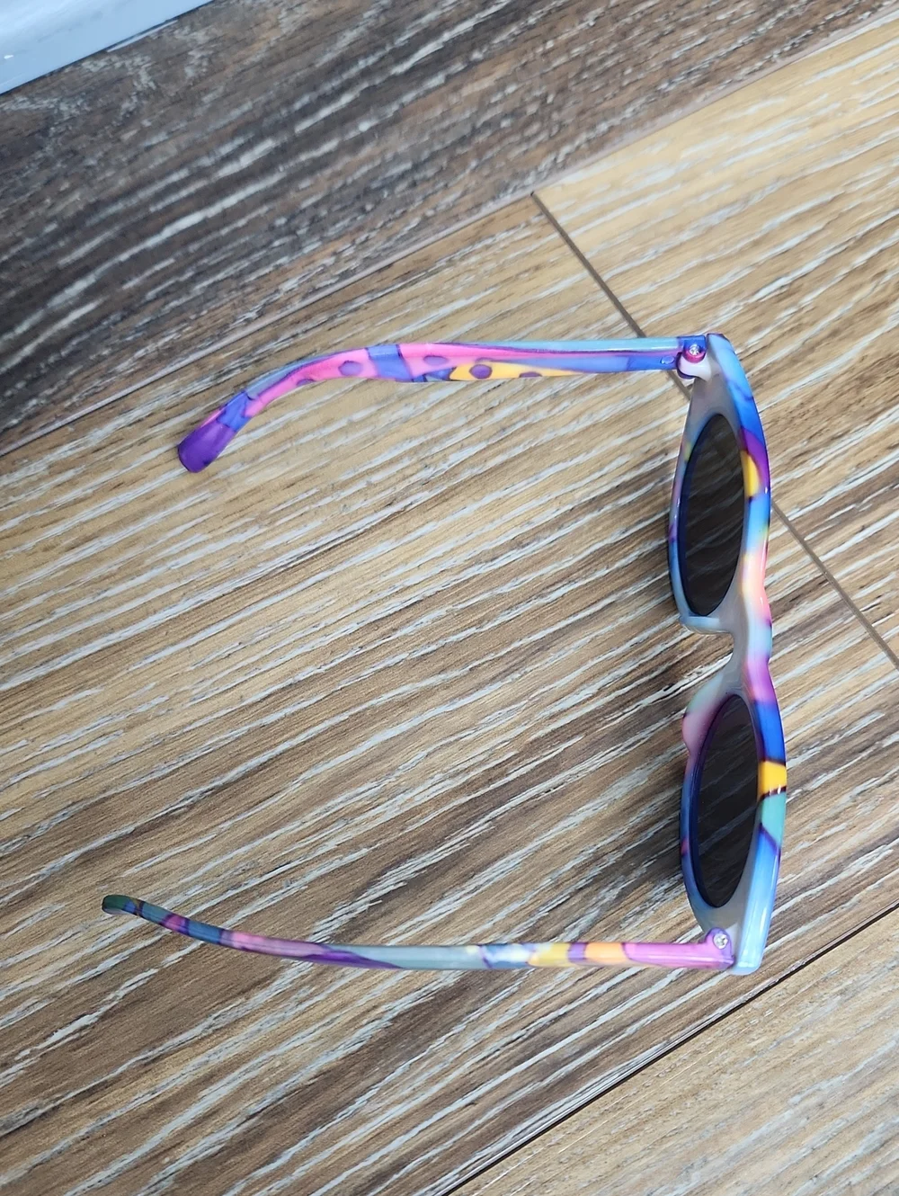 Vintage Retro Kids Sunglasses Blue Green Pink Yellow Purple